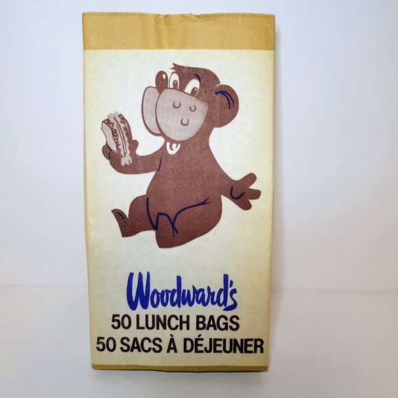 Woodward’s Lunch Bags Vintage Department Store Paper Advertising Approx 38 / 48 - Picture 10 of 16